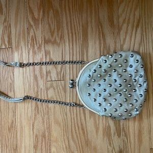 Vintage Spiked out trolly cross body bag
